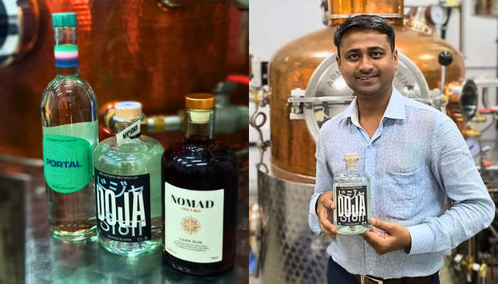 Vikas with Doja Gin