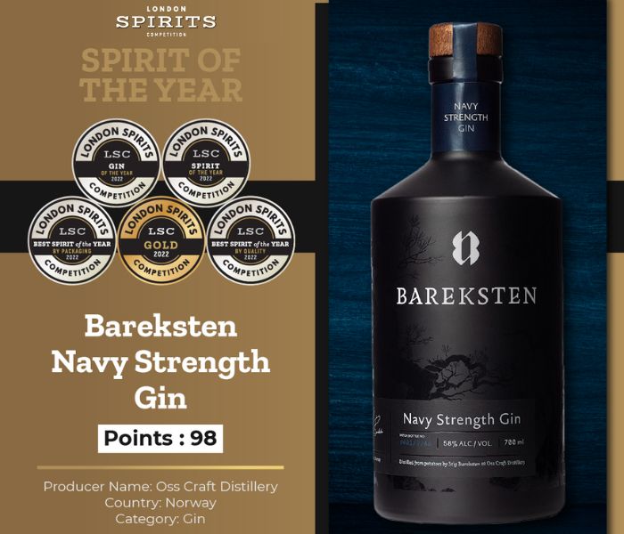 Bareksten Navy Strength Gin Bareksten Navy Strength Gin