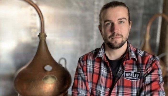 Jacob Wilson is the Founder and Master Distiller of The Henley Distillery Jacob Wilson is the Founder and Master Distiller of The Henley Distillery
