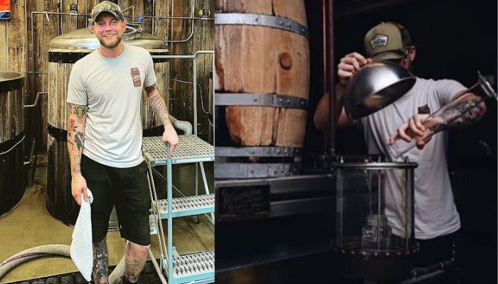 Benjamin Heflin, Lead Distiller of Ole Smoky Distillery. Benjamin Heflin, Lead Distiller of Ole Smoky Distillery.