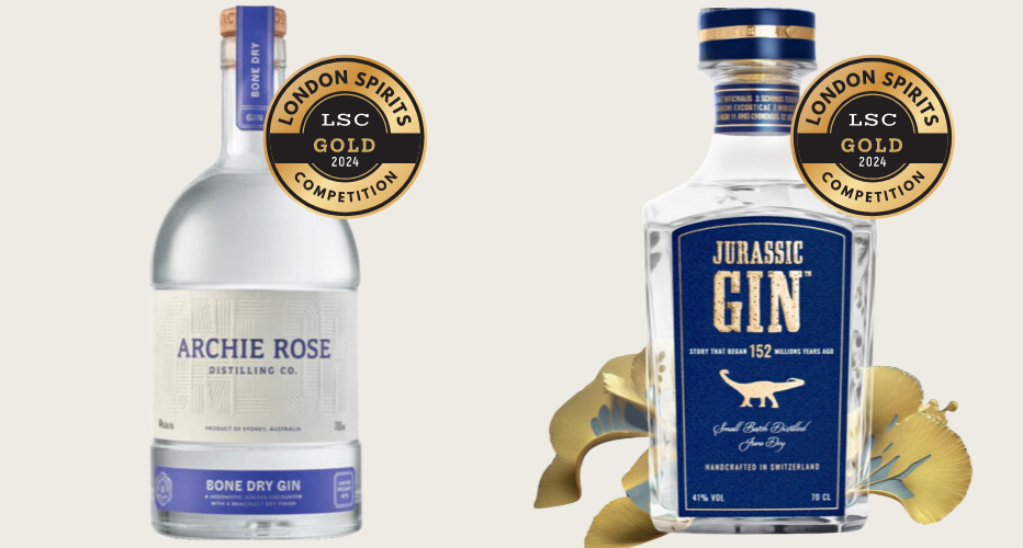 Archie Rose Bone Dry Gin and Jurassic Gin Craft and Small-Batch Distillation