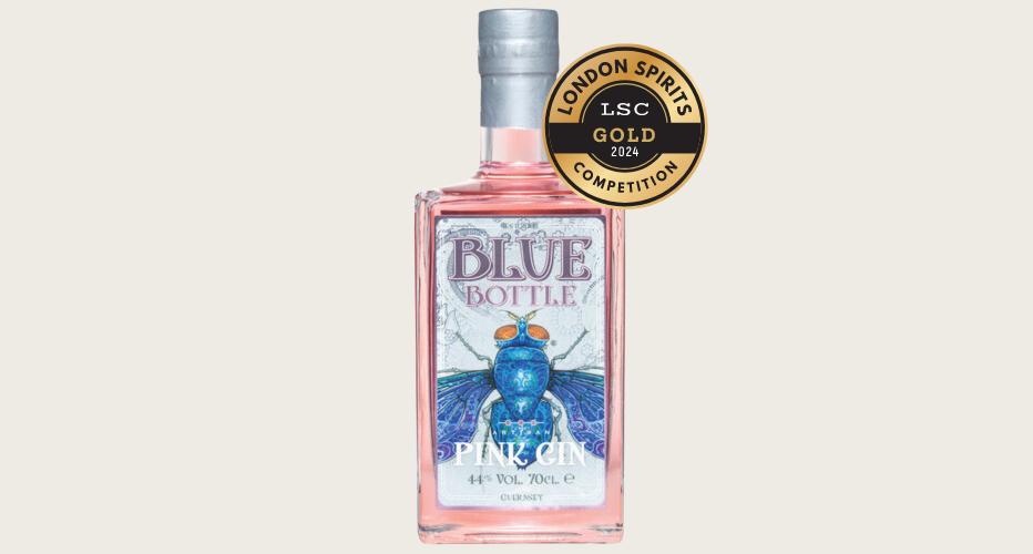 Blue Bottle Pink Gin Pink and Flavored Gins
