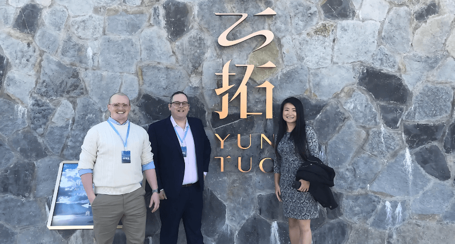 Craig At Yun Tuo with Chinese Whisky Team Craig at Yun Tuo to work with the amazing China whisky team on their new make