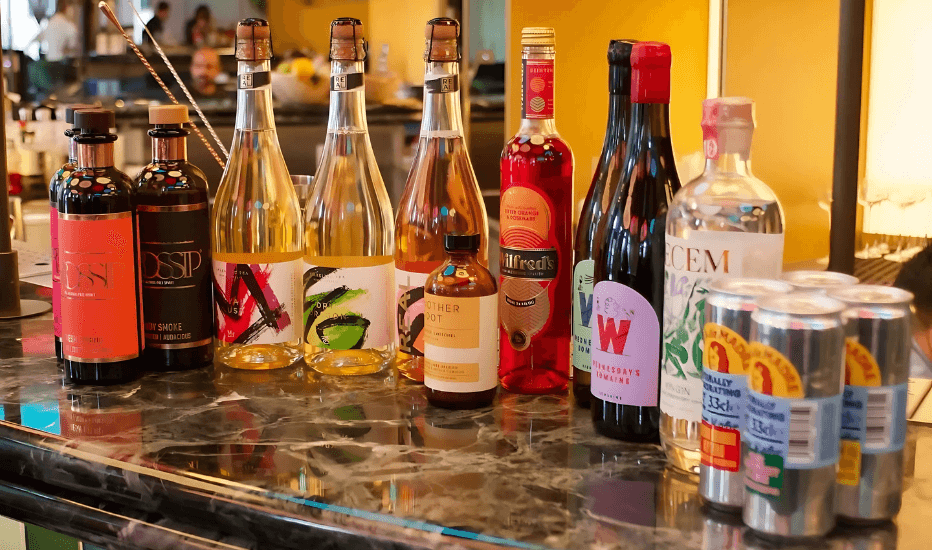 Kore Drinks Portfolio Brands Some of Kore Drinks’ portfolio brands at The BoTree in London